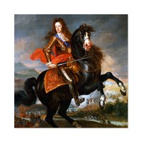 Anonymes PorträT Von KöNig Wilhelm Iii. Aus England GroßEr Leinwanddruck 61X61Cm