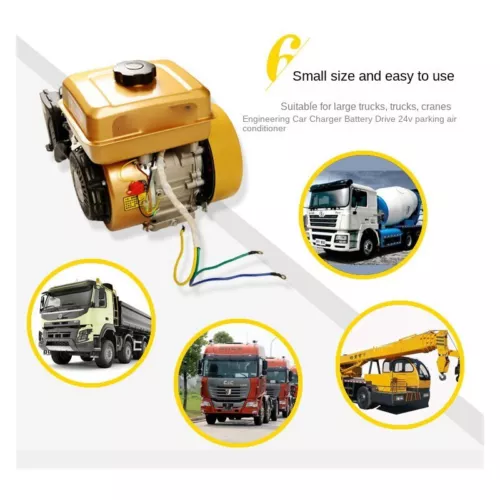 Climatizzatore Parcheggio Avviamento/Arresto Automatico Impermeabile Generatore Benzina 24V - Foto 12 di 15