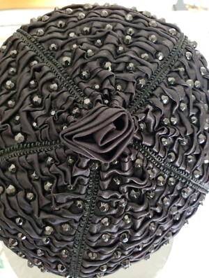 Vintage Original Hat By Wm.Silverman, New York Velvet 30 display picture 1