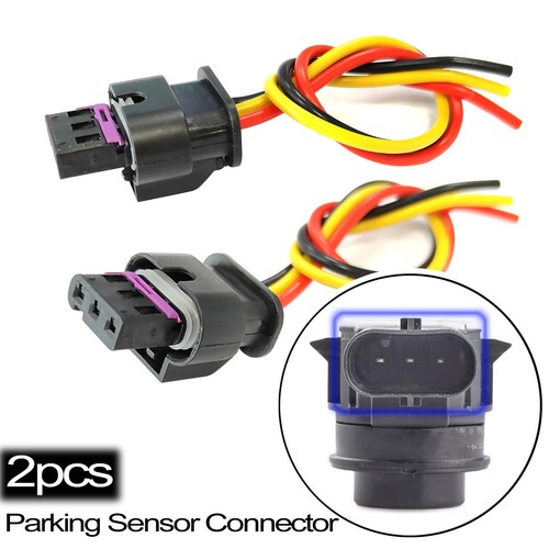 2x_Parking Sensor 3-PIN Plug Connector For AUDI A3 A4 A5 A6 A8 Q2 Q3 Q5 Q7 TT R8 - Picture 9 of 9