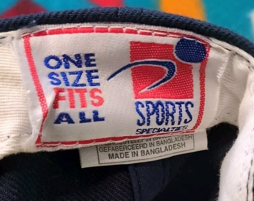 Vintage Seattle Mariners Sports Specialties Grid Hat Wool Blend Script Snapback - Picture 8 of 8
