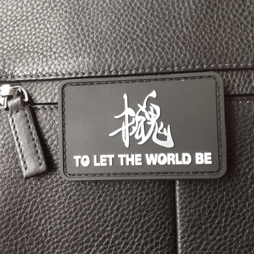 METAL GEAR SOLID "TO LET THE WORLD BE" 3D ARMY PVC RUBBER PATCH - Picture 3 of 6