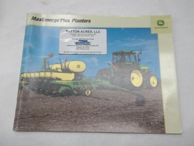 Brochure for John Deere MaxEmerge Plus Planters 1700 1750 1760 1710 1720 1770