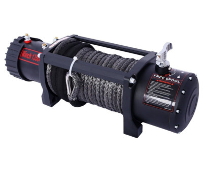 13500lb Capacity Electric Winch, 12V DC Power for Towing Truck Off Road w/Remote