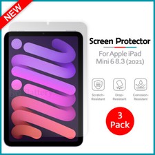3-Pack LCD Ultra Clear HD Screen Protector for Apple iPad Mini 6 8.3 2021 