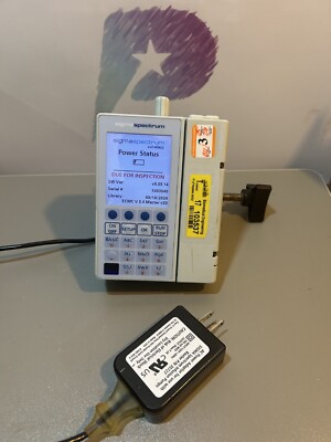 Sigma Spectrum Infusion Pump v6.05.14, b/g Battery (Good!), Mount, Charger
