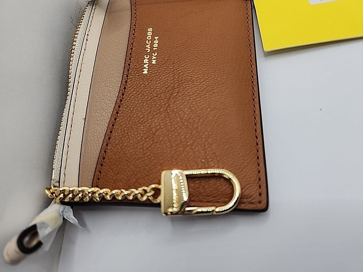 NEW Marc Jacobs The Slim 84 Colorblock Top Zip Wristlet Card