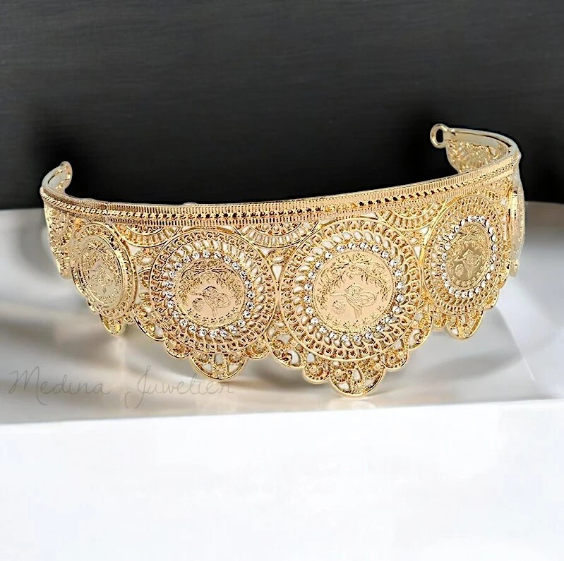 Krone Türkische Münze Tugra 22 ayar Vergoldet altin kaplama ceyrek - Bild 3 von 4