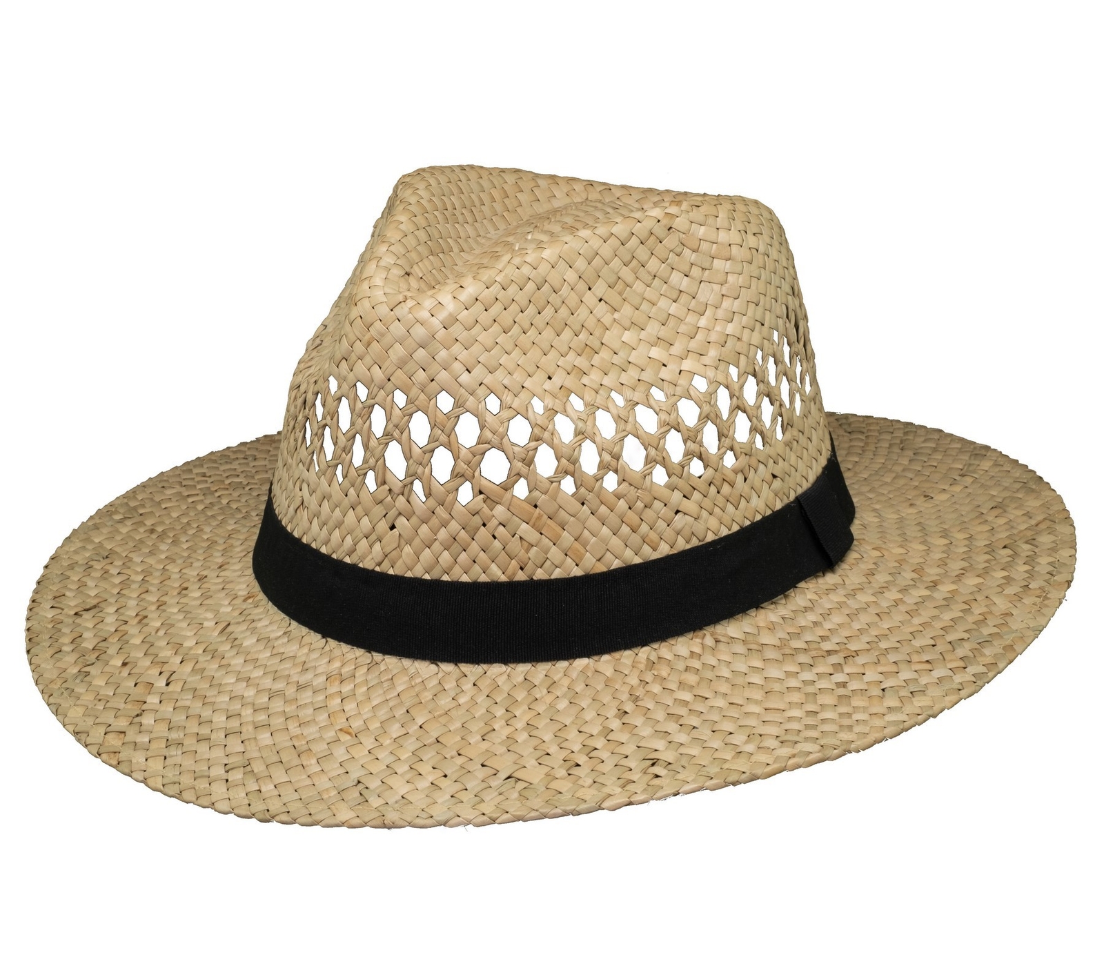 APL Cappello di paglia uomo estate cappello viaggiatore ventilazione 100% paglia naturale larga cresta