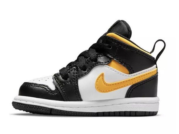 640735 177 Air Jordan 1 Mid Retro TD White Pollen Black Size 640735 177 Air Jordan 1 Mid Retro TD White Pollen Black Size