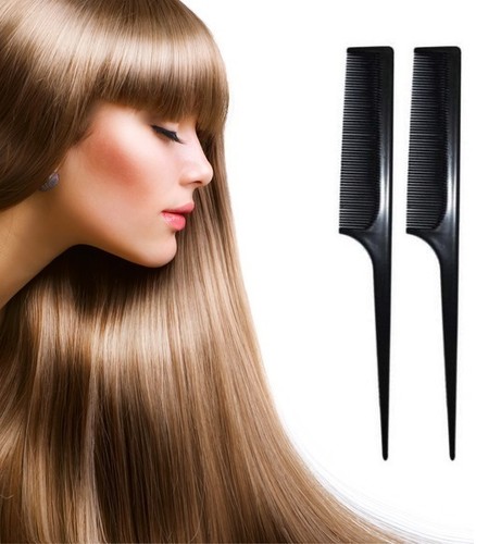 Sallys Black Salon Professional Hairdressing Barber / Rat Tail Hair Styling Comb - Picture 4 of 16