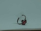 Sterling Mexico Murano Bead Ring Band Sz 7 ~ 1.9 Gram Vintage Silver Mica ABG — photo 6