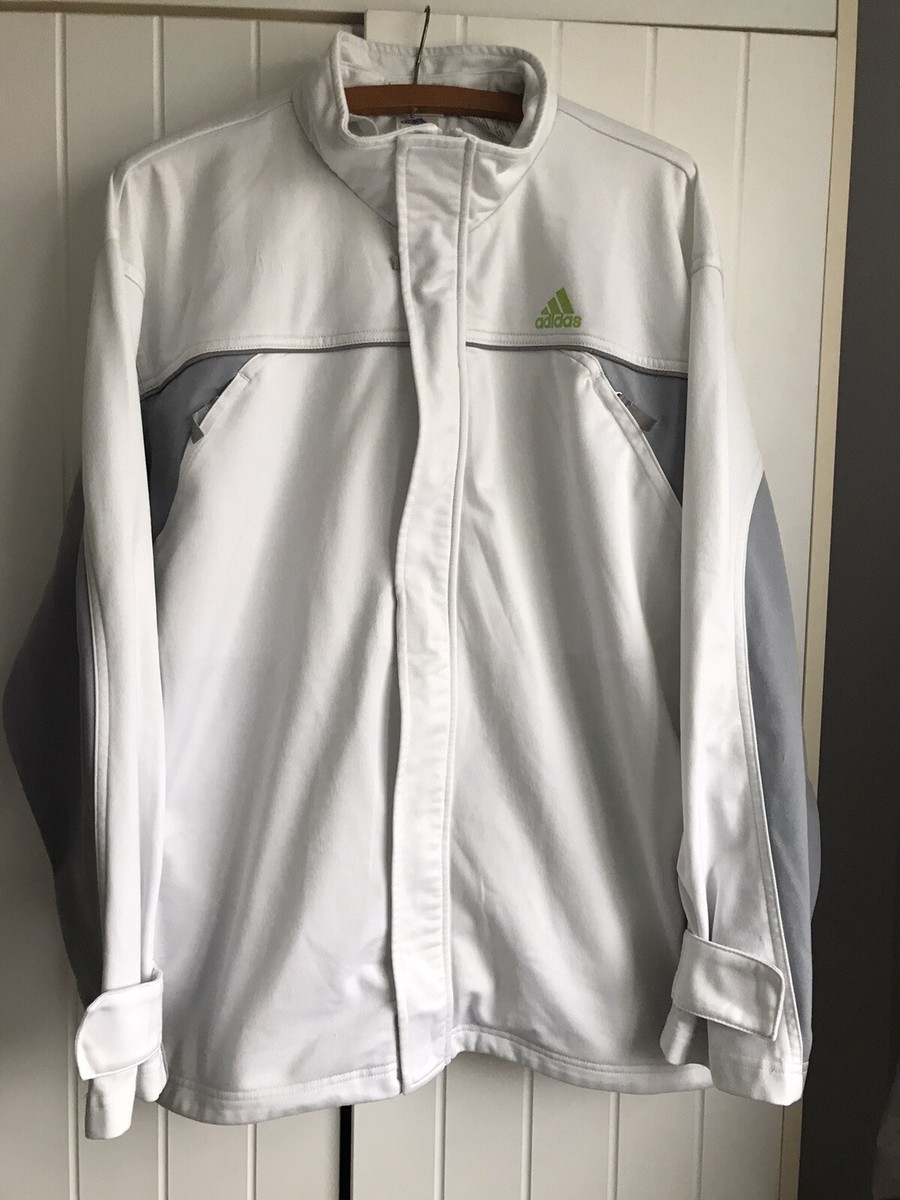 ジャケット・アウター Salomon Patterned Track Jacket Vintage ADIDAS x SALOMON Tracksuit Top Jacket Chest 40-42 White