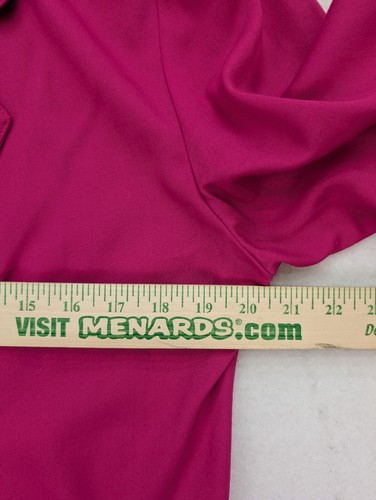 Vintage Women's Blazer Size Medium Pink Cuffed Sleeves Oversized Maggie Lawrence - Picture 11 of 20