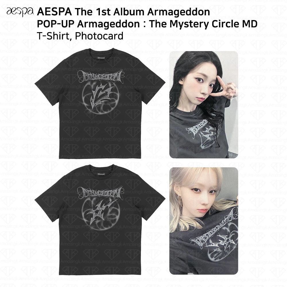 aespa armageddon md ポップアップ ニンニン Tシャツ aespa WEEK