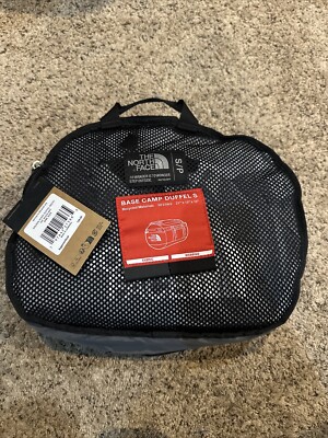 THE NORTH FACE BASE CAMP GOLDEN STATE DUFFEL BAG BACKPACK 50L SMALL TNF BLACK