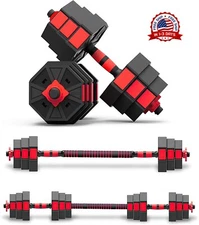 Juego de mancuernas de 66 libras para ejercicio de bíceps entrenamiento con pesa