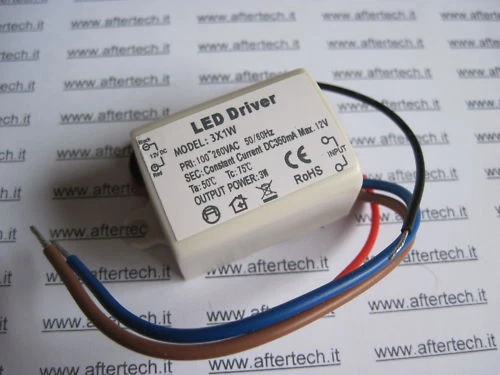 LED DRIVER 3 x 1w 350mA CONSTANT INPUT 100~260V B4C9