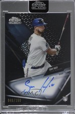 2021 Topps Chrome Black Refractor 46/150 Sam Huff #CBA-SH Auto 2o7