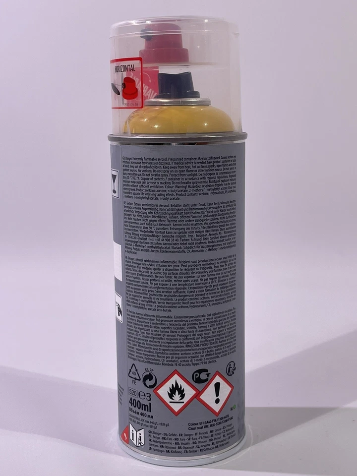 DUPLI COLOR 719387 RAL 1003 Acryl Lack Signalgelb Spraydose 400ml Autofarbe - Bild 3 von 4
