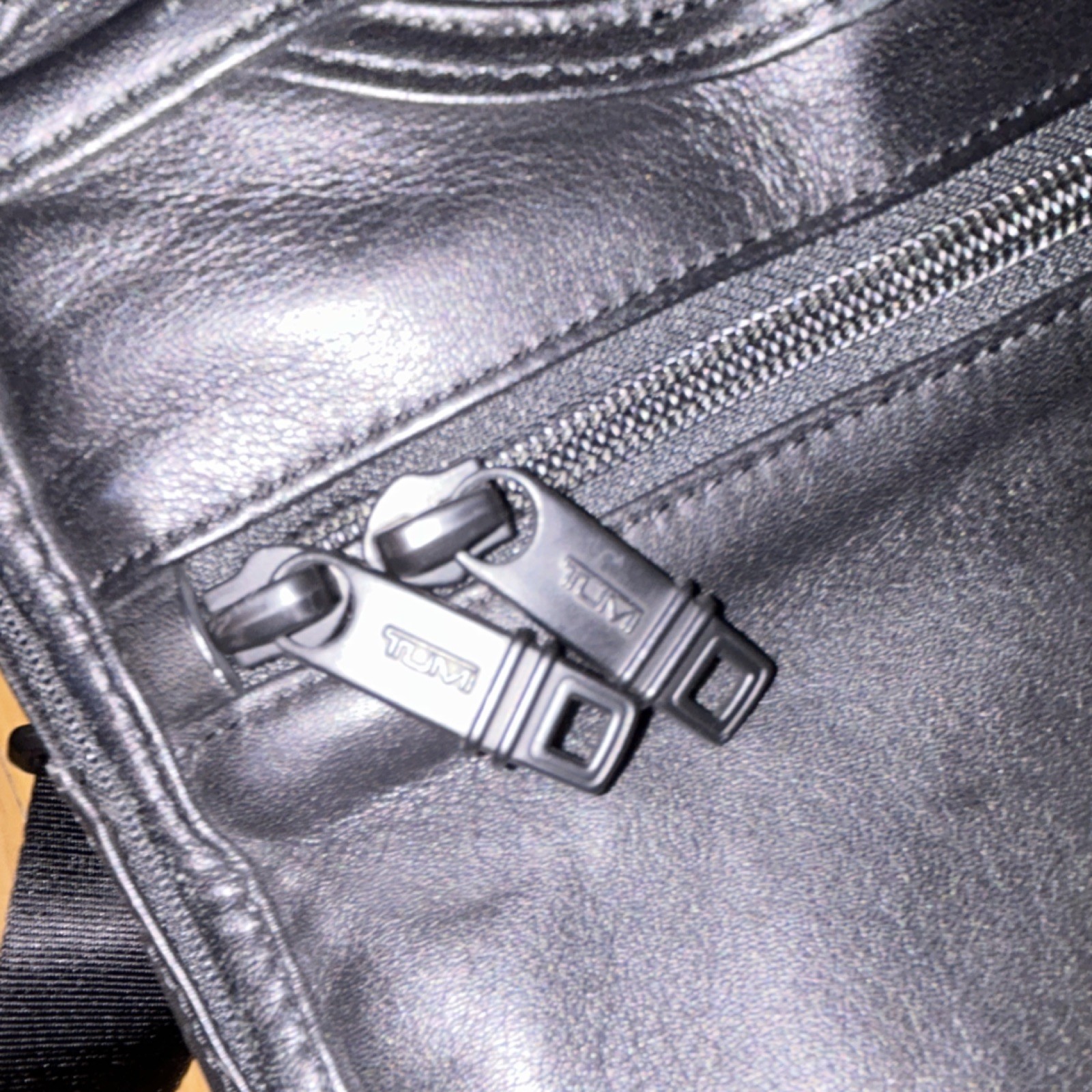 Tumi Black Briefcase/Document Case Adjustable Str… - image 2