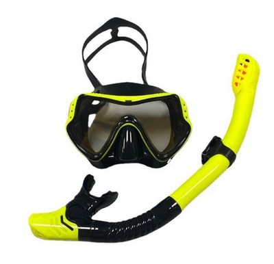 Profi Erwachsene Schnorchelset Anti-Fog Taucherbrille Schnorchel Tauchmaske Set