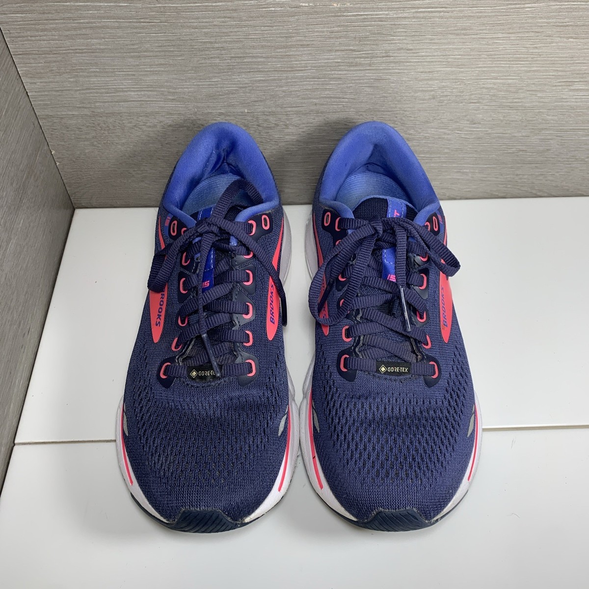 Brooks Womens Ghost 15 GTX 1203821B460 Blue Running Shoes Sneakers