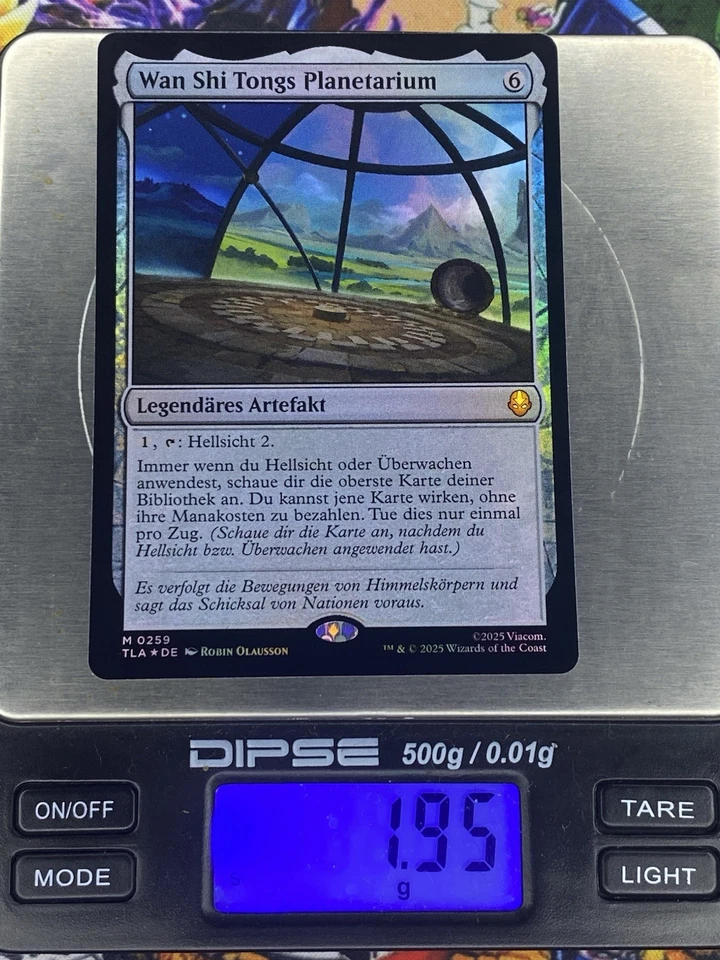 MTG Planetarium Of Wan Shi Tong 🇩🇪 🟠 NM FOIL Magic TCG Avatar Mythic Artifact - Bild 4 von 4