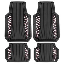 Hello Kitty Car Mats 4pc Floor Mats For Cars Trucks Suvs Black With Red Bows
