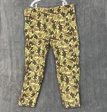 Vintage Woolrich Duck Camo Cargo Hunting Over Pants Mens XL Thin Frog USA Made