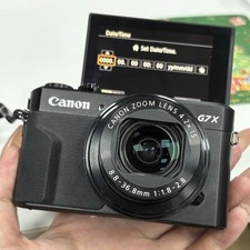 Canon PowerShot G7 X Mark II 20MP Digital Camera w/SD Card,Battery 95 New