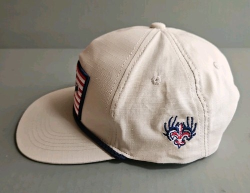 Casquette Snapback Athletics Multi Colour Logo blanc cassé-bleu NEW BA