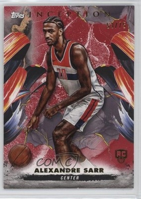2024-25 Topps Inception Red /75 Alexandre Sarr #2 Rookie RC 1t4l