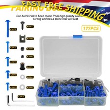 Blue Fit For Yamaha Bolts Motorcycle Kit Screws Nut Complete Fairing Set