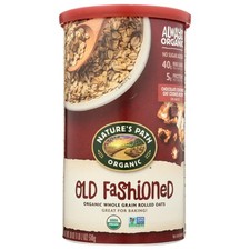 Nature's Path Organic Old Fashioned Oatmeal, Whole Grain Non-GMO, 18oz 24 Pack