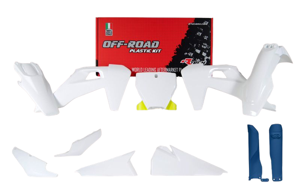 Rtech Plastikkit Passt An Husqvarna FC TC 125 250 350 450 19-22 OEM Weiß-image