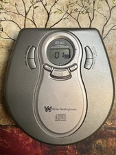 White Westinghouse Portable CD Player WDM-13603 Anti Shock Xbass Tested Working