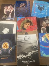 Robert Plant Jimmy Page Led Zepplin Lot Of 9 Tour Books Program Rare Original