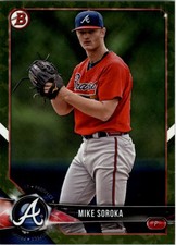 2018 Bowman Prospects Camo #BP89 Mike Soroka - BB