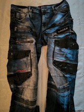 Cipo & Baxx Herren Jeans blau schwarz Biker C...
