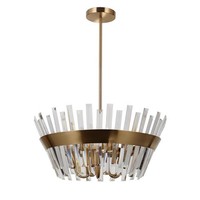 Deckenleuchten Honigsüß Messing Durchsichtig IP20 Glamour 5X40W/E14