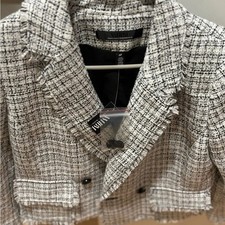 White House Black Market Tweed Blazer - Black and White NWT