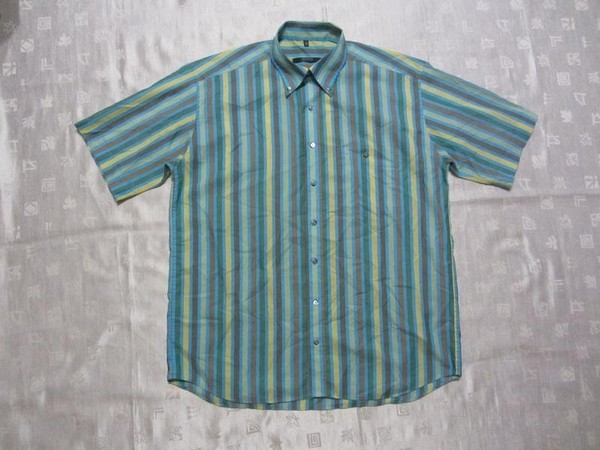 Men ETERNA Polo Shirt Multicolor Cotton 42 / XL /