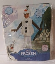 OLAF Disney Frozen Deluxe Toddler Plush Snowman Costume M 3-4 Halloween