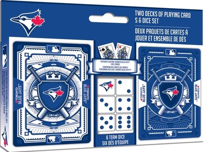 Masterpieces Puzzle Company Toronto Blue Jays Two Decks of Playing Cards  Dice