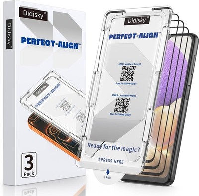 3 Pack of Case Friendly Screen Protectors for Samsung Galaxy A32 5G 9H Hardness