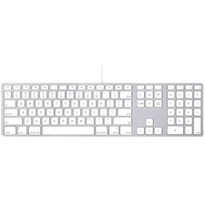 Apple Keyboard USB wired With Numeric Keypad Model A1243