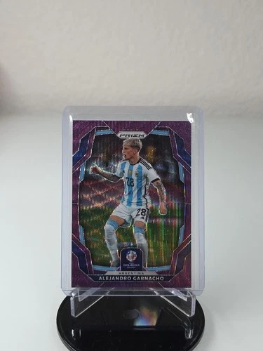 2024 Panini Prizm Copa America Alejandro Garnacho Purple Wave Prizm /99