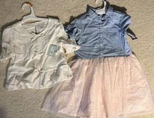 Oshkosh/Owillo Lot- Girls 5/6 Dress  Shirt NWT