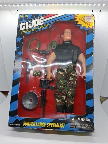 G.I. JOE  HALL OF FAME  1995 SURVEILLANCE SPECIALIST FIGURE 12"  NEW